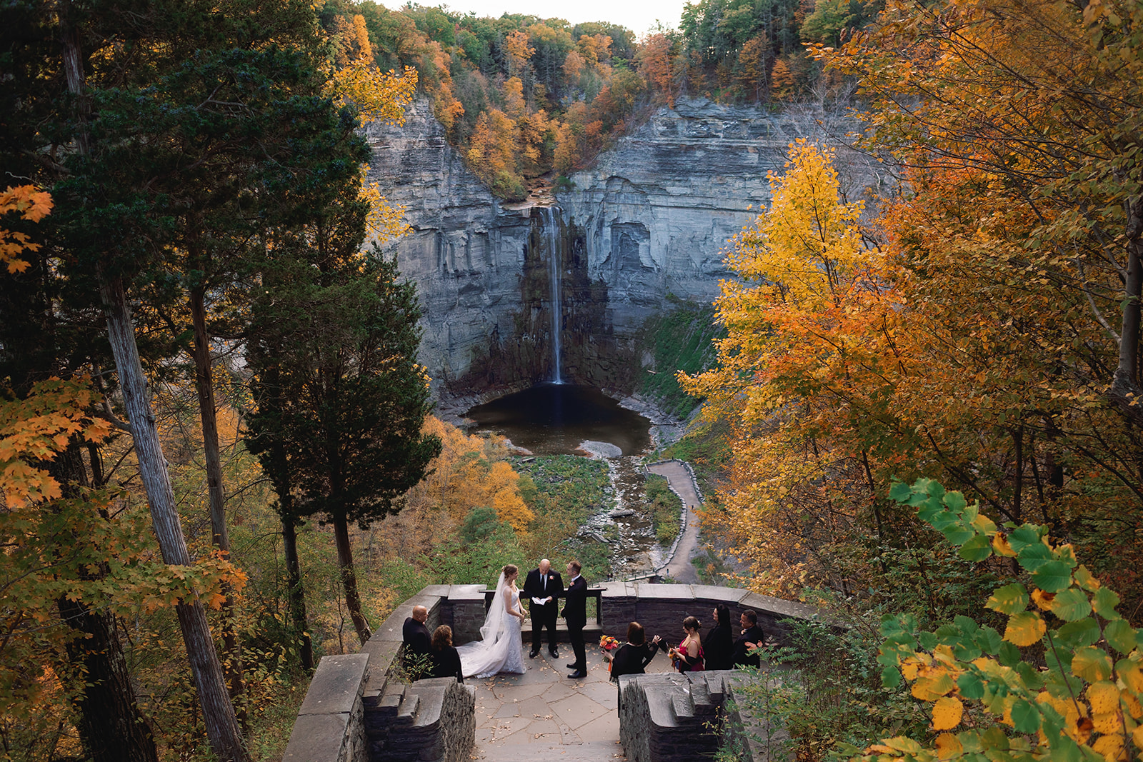 taughannock falls elopement photography