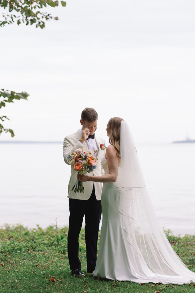  Lakeside wedding portrait at Inn at Taughannock Falls Trumansburg NY